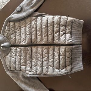 Canada Goose Gray Knit Collar Jacket